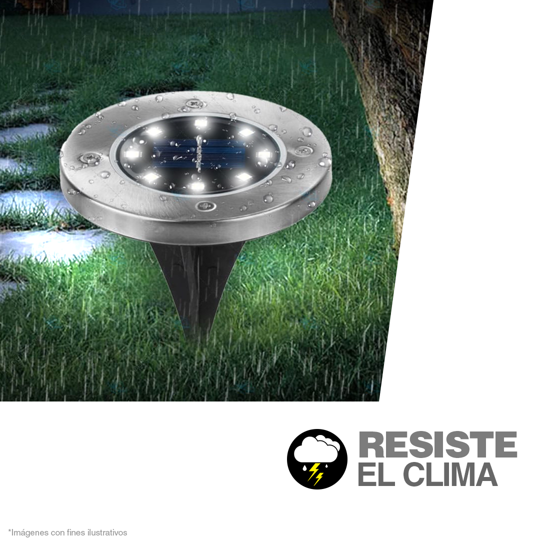 KIT 4 LUCES SOLARES PARA JARDÍN Guateclic