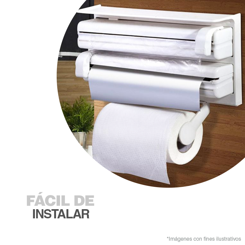 DISPENSADOR PAPEL SECAMANOS ROLLO GRANDE - Azarbe Educativos